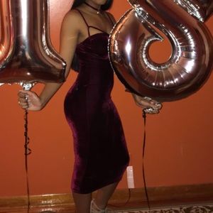 Spoil Me Red Velvet Dress 🥰